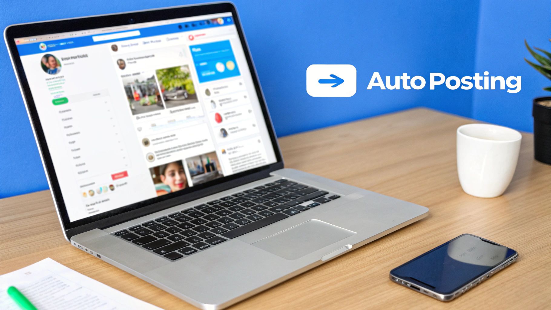 Automated posting allows you to strategically allocate time for real-time community engagement.