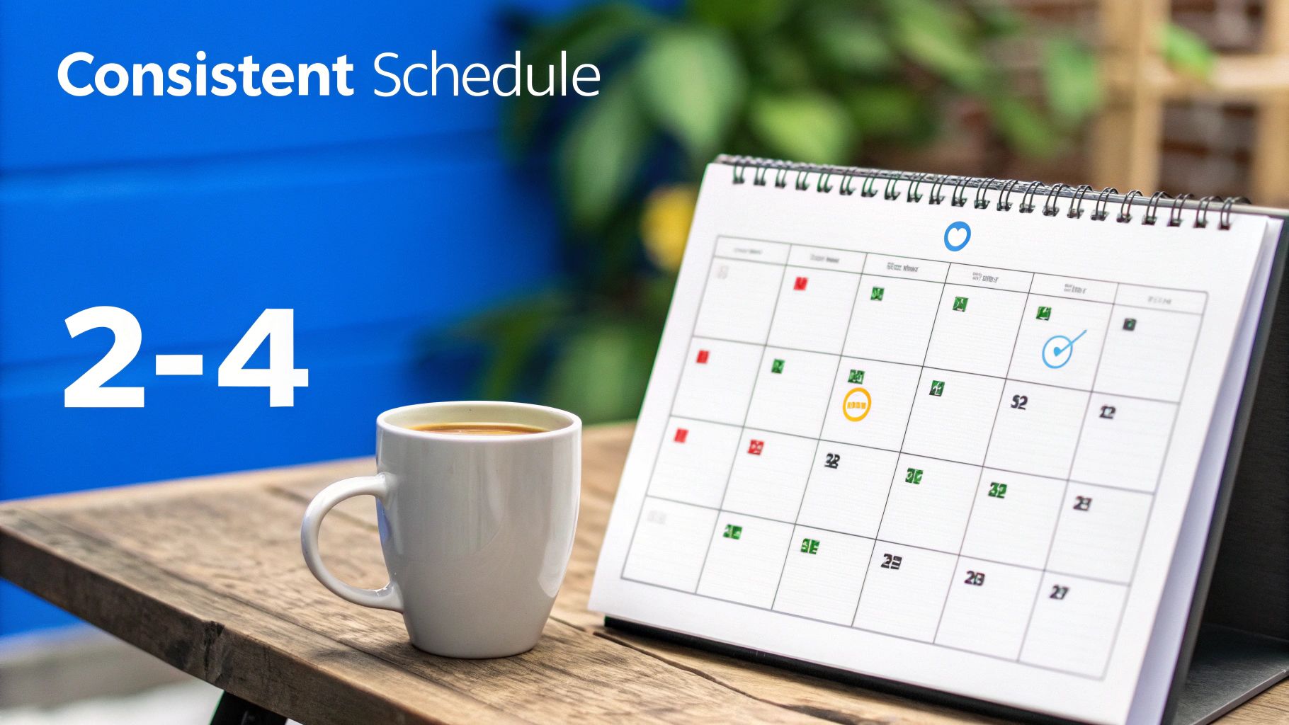 Maintain Consistent Publishing Schedule