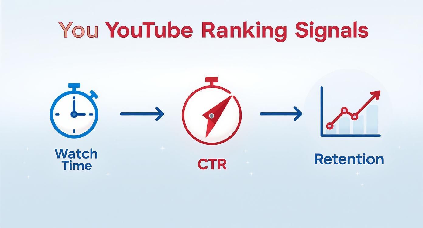 Infographic about rank youtube video
