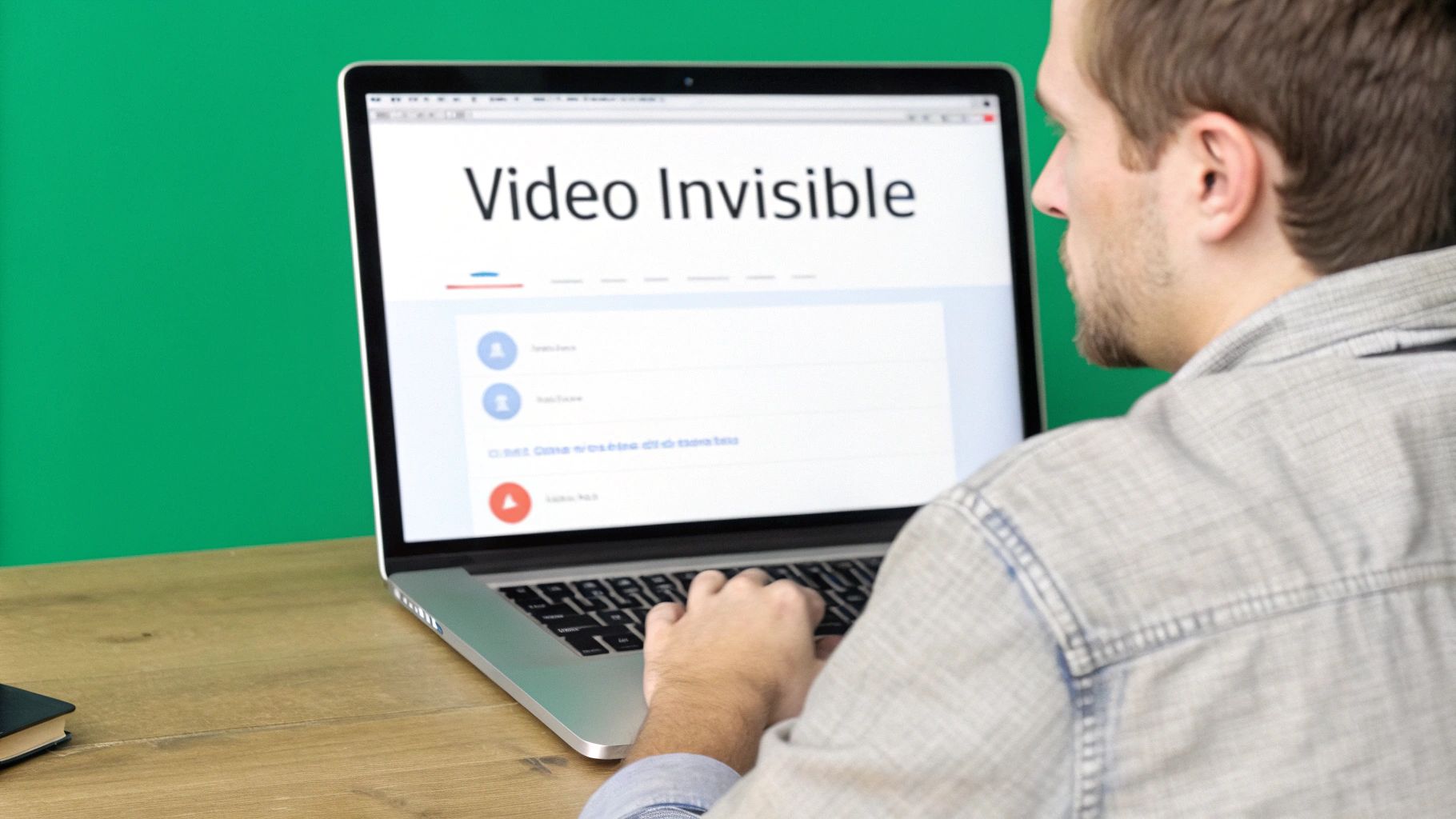 A magnifying glass over a YouTube play button, symbolizing searching for videos