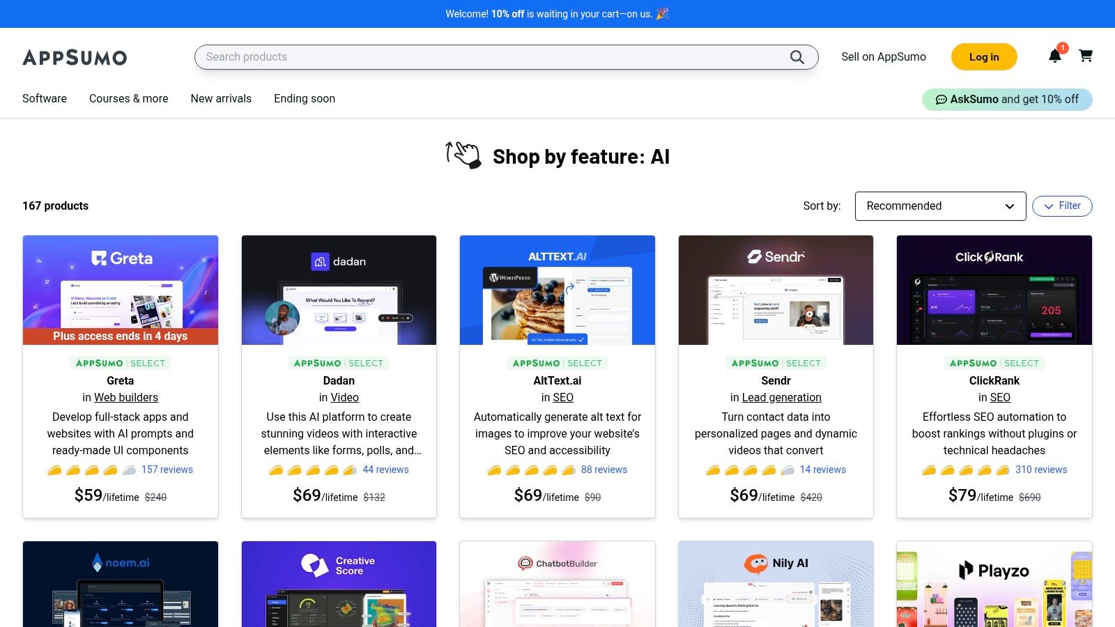 AppSumo – AI Tools Collection (Marketplace/Deals)