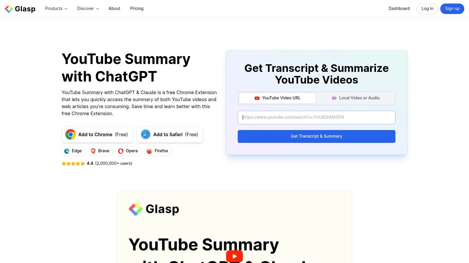 Glasp β YouTube Summary with ChatGPT & Claude