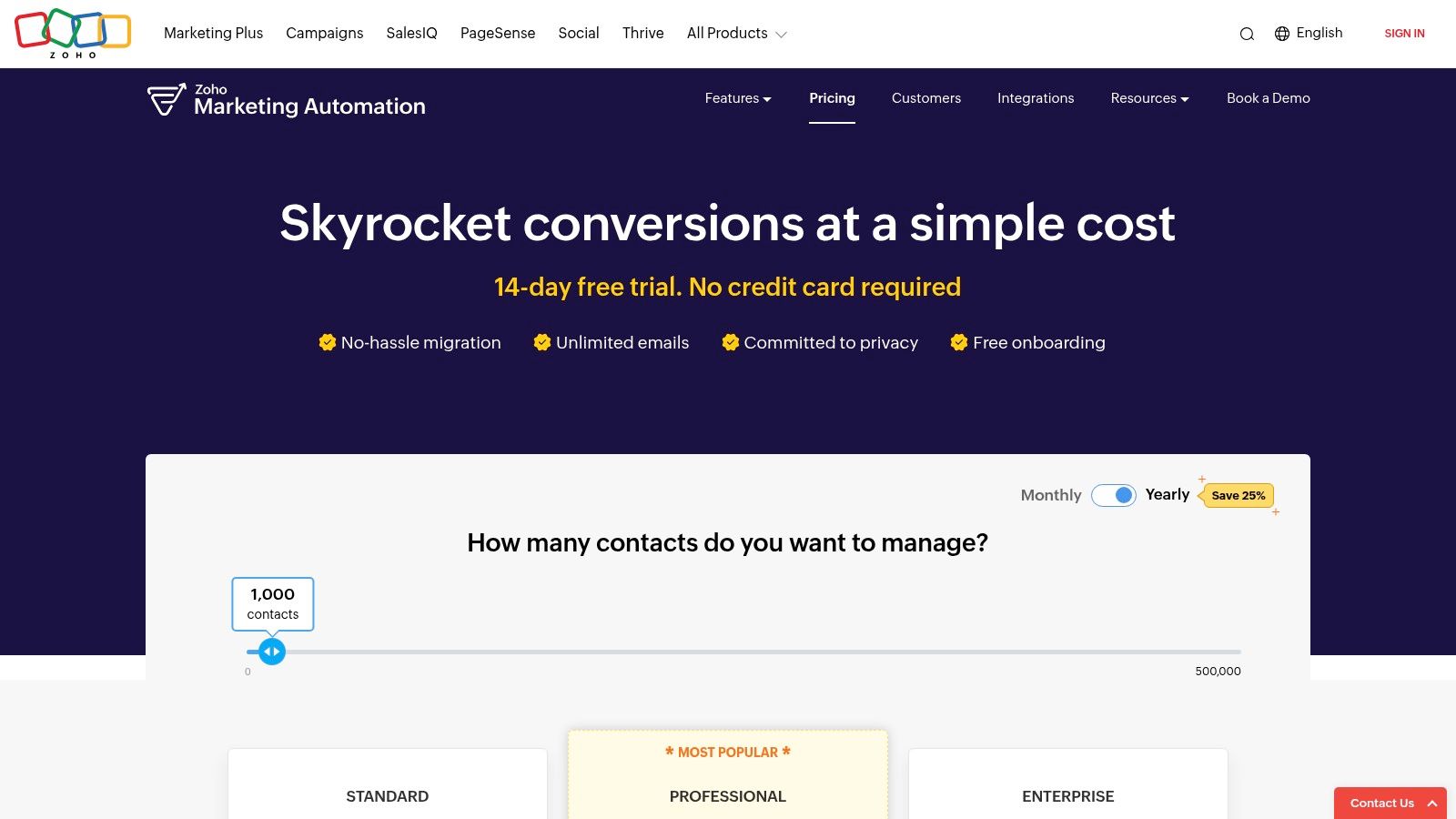 Zoho Marketing Automation