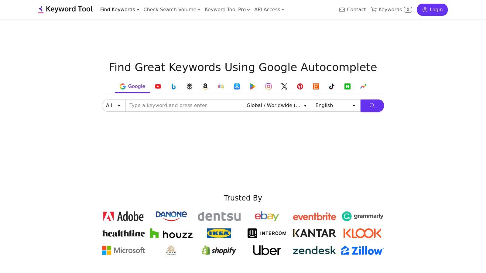 Keyword Tool (KeywordTool.io)