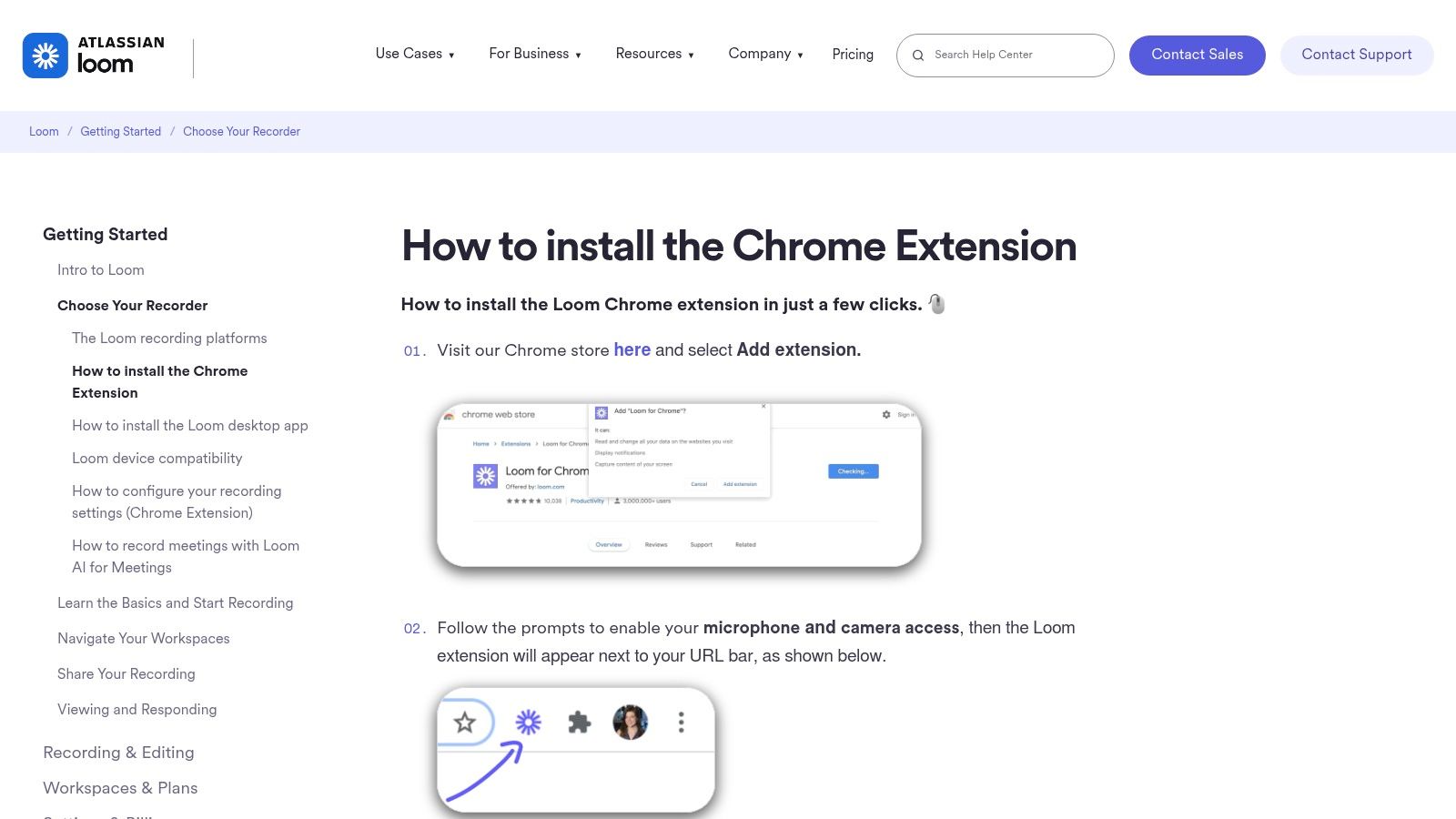 Loom β Screen Recorder for Chrome (official support + plans)