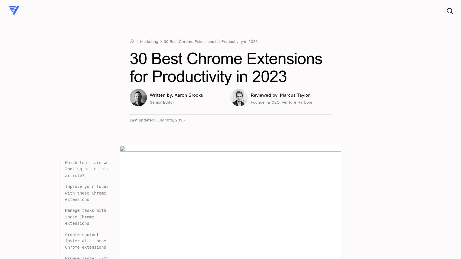 Venture Harbour Blog