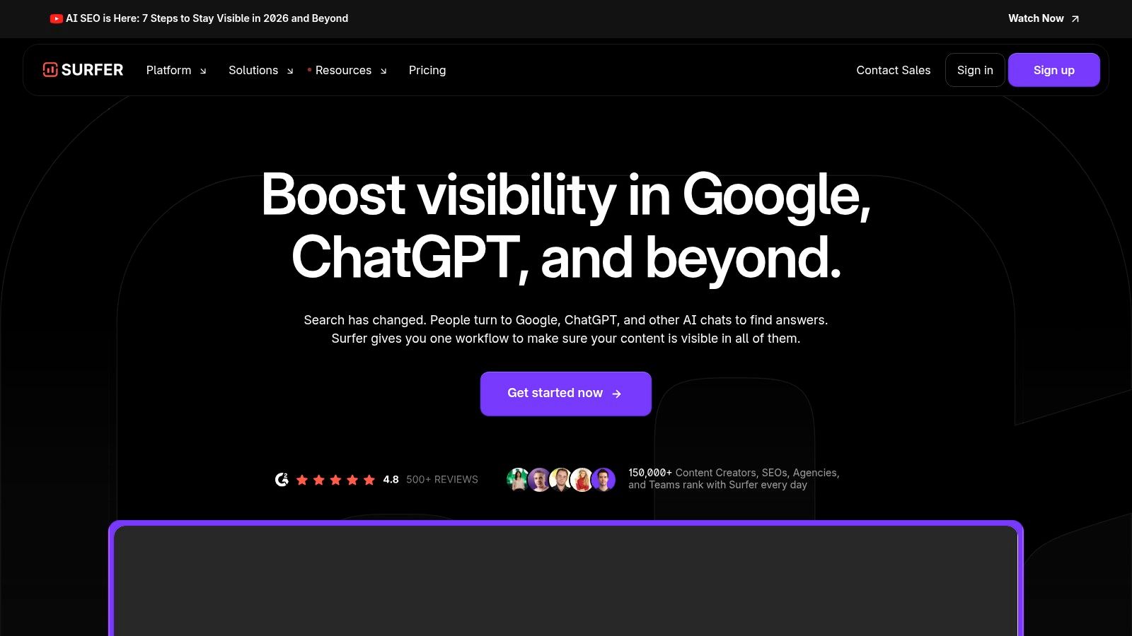Surfer – Surfer SEO + Surfer AI
