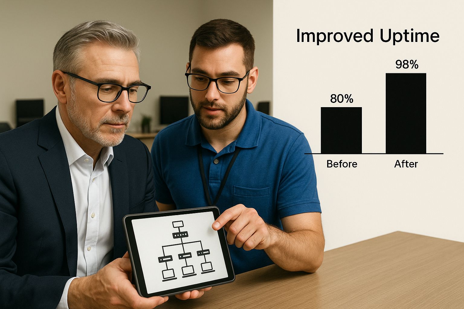 Infographic about managed it services for small business