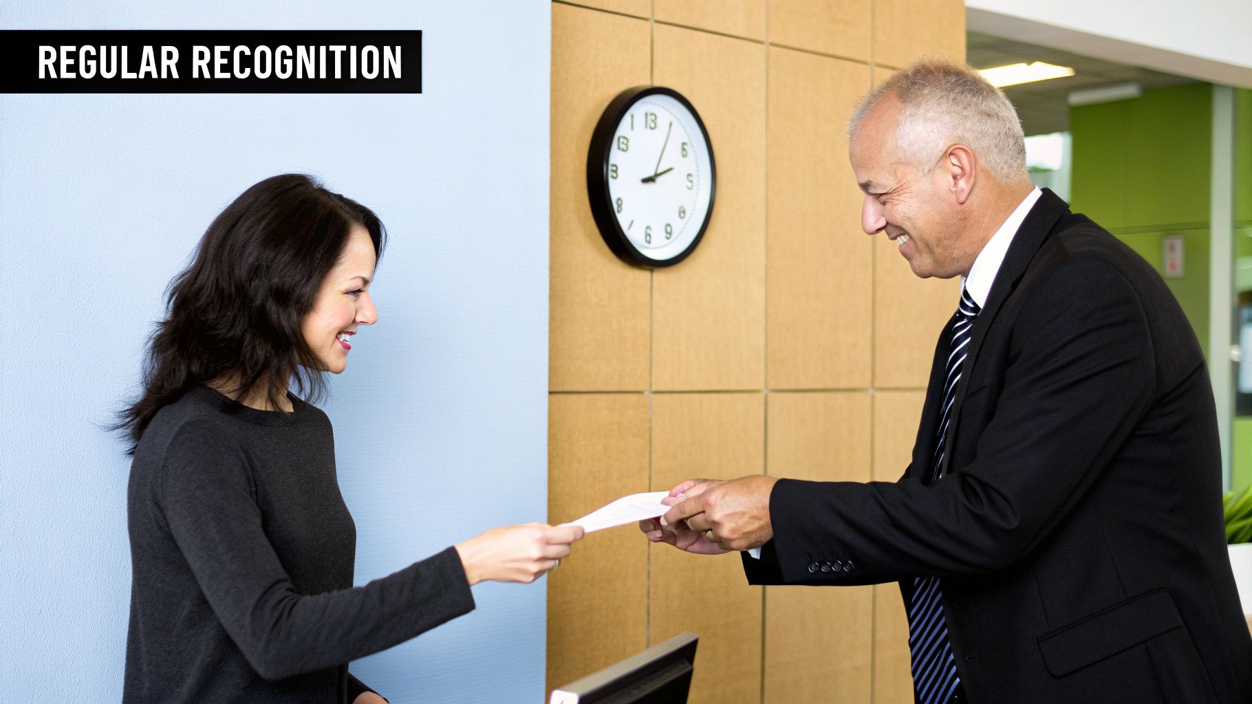 How often do you receive recognition from your immediate supervisor?