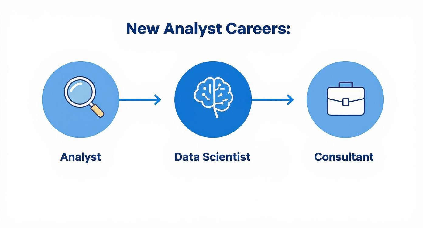 Infographic about training in business analytics