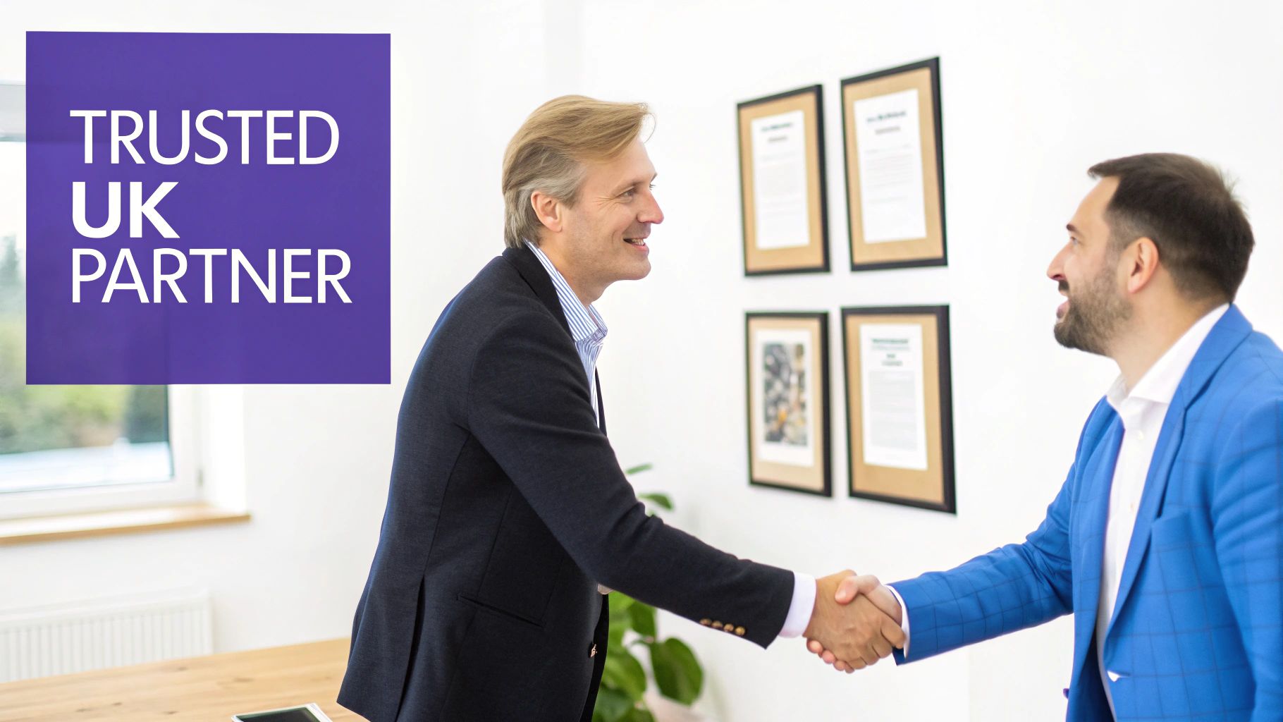 A person pointing at a screen showing security data during a meeting, illustrating the process of choosing a cybersecurity partner.