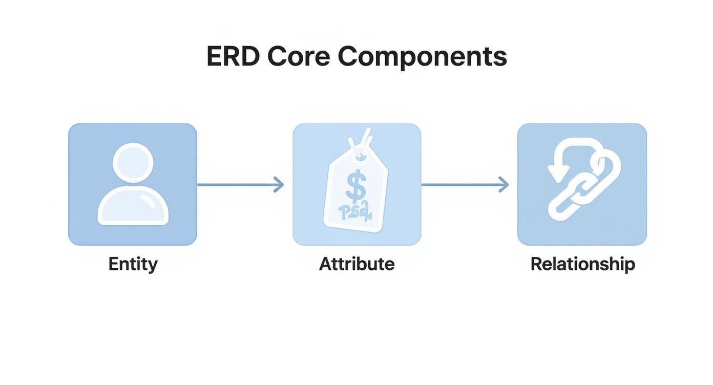 Infographic about what is erd diagram