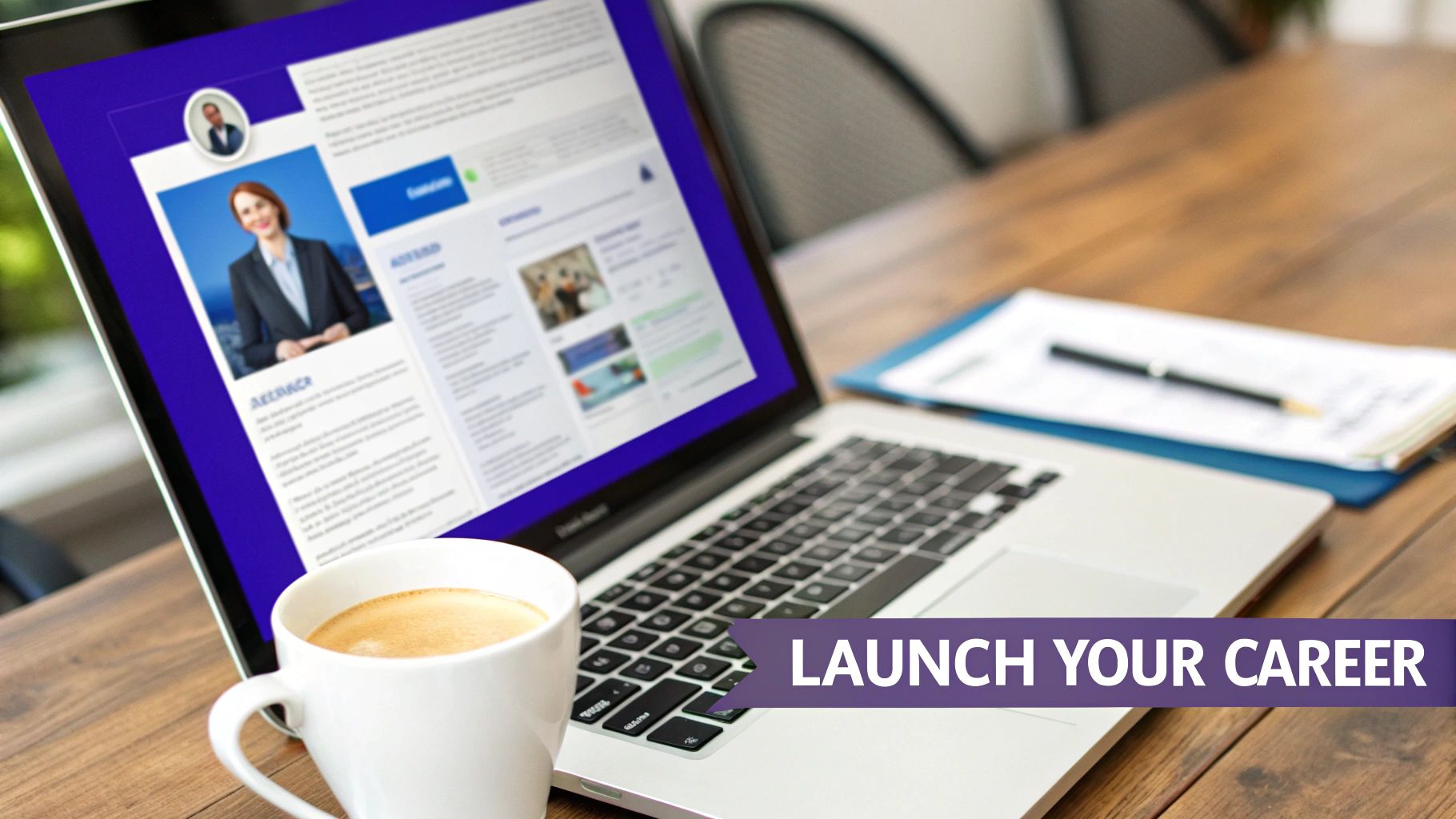 A developer looking at a computer screen showing code, symbolising the next steps in their career.