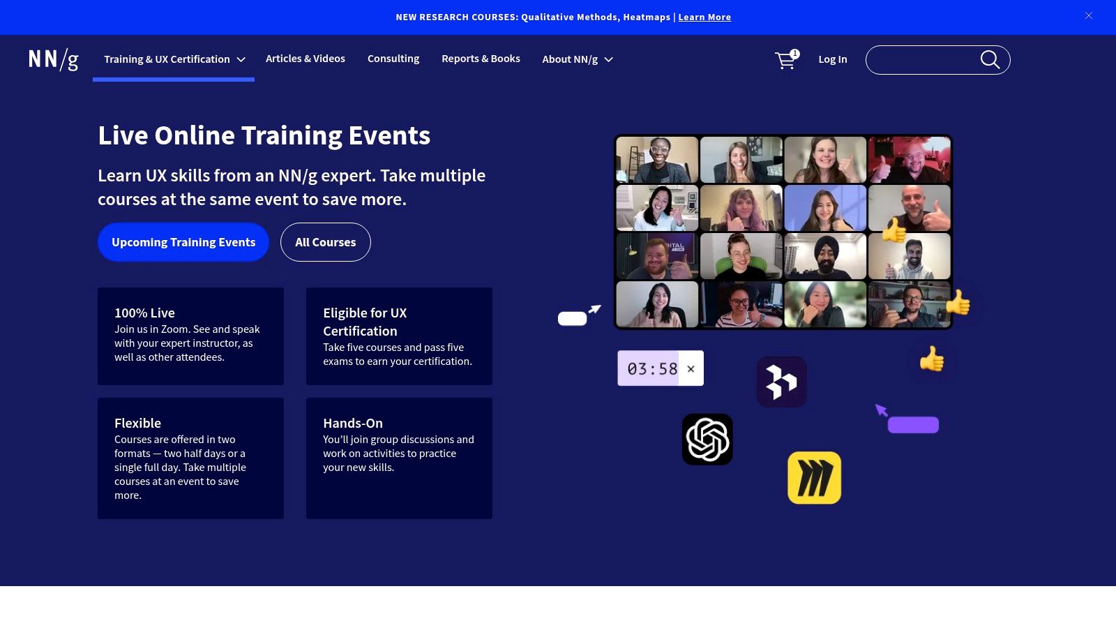 Nielsen Norman Group (NN/g) UX Training and Certification