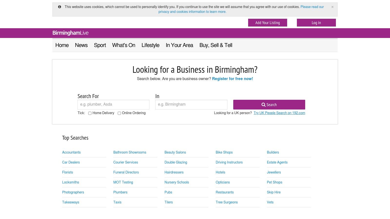 Birmingham Mail Business Directory (Birmingham Live)