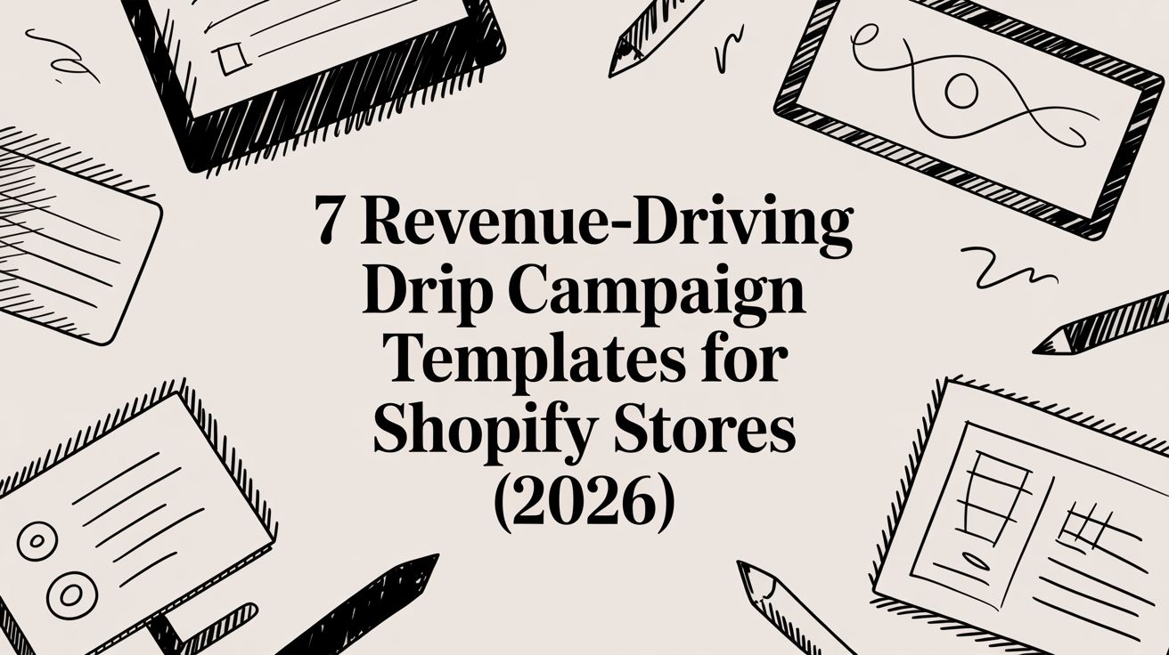 7 Revenue-Driving Drip Campaign Templates for Shopify Stores (2026)
