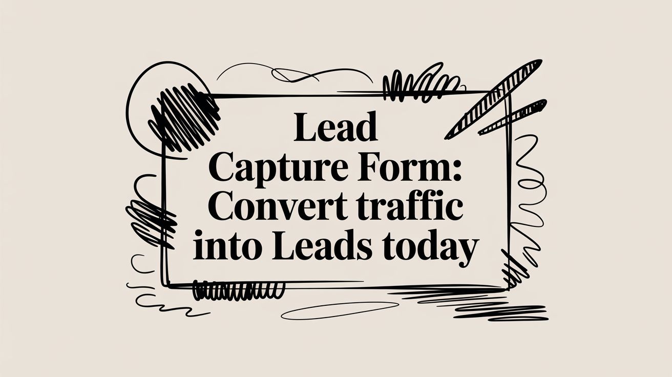 Lead capture form: Convert Traffic into Leads Today