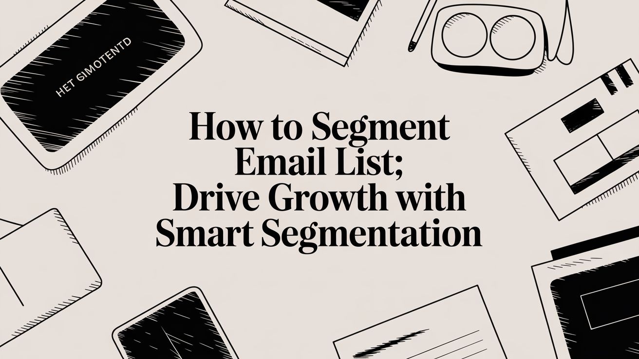 How to Segment Email List: Drive Growth with Smart Segmentation