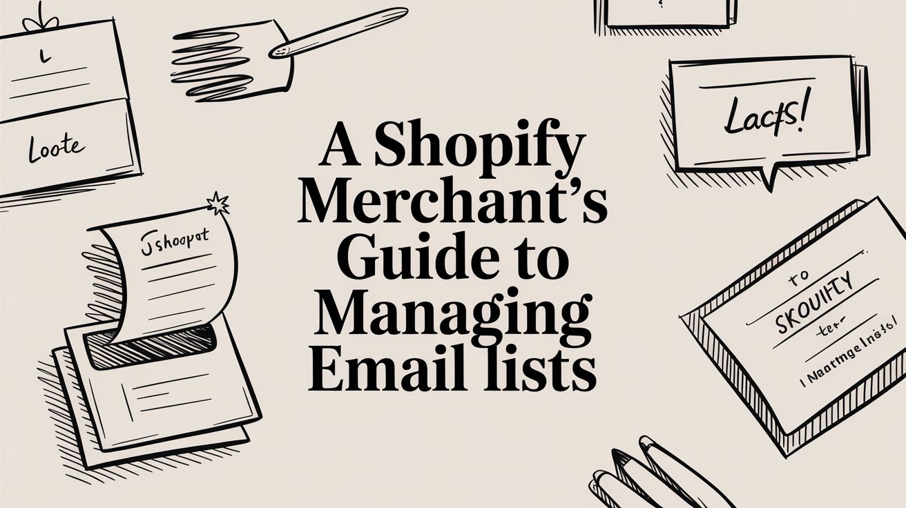 A Shopify Merchant's Guide to Managing Email Lists