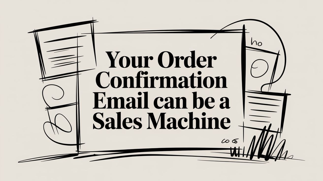 Your Order Confirmation Email Can Be a Sales Machine
