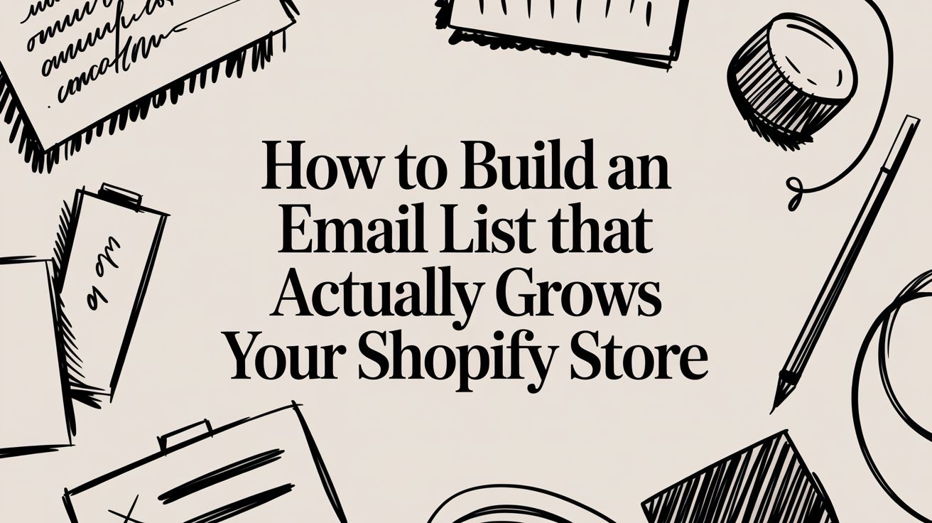 How to Build an Email List That Actually Grows Your Shopify Store