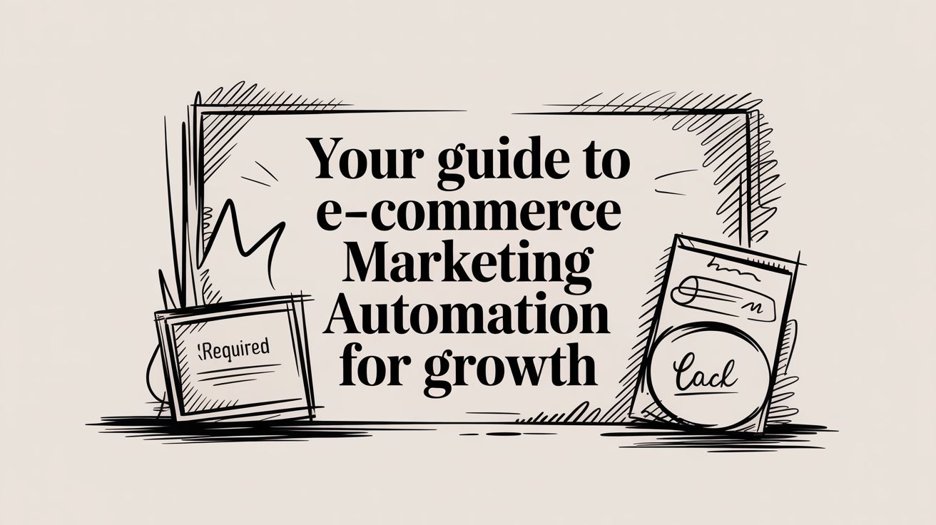 Your Guide to E-Commerce Marketing Automation for Growth