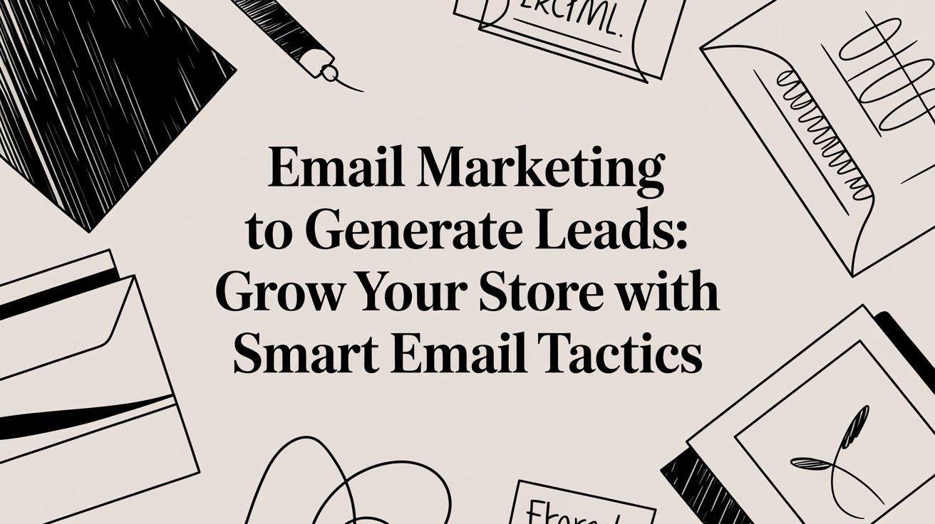 Email Marketing to Generate Leads: Grow Your Store with Smart Email Tactics