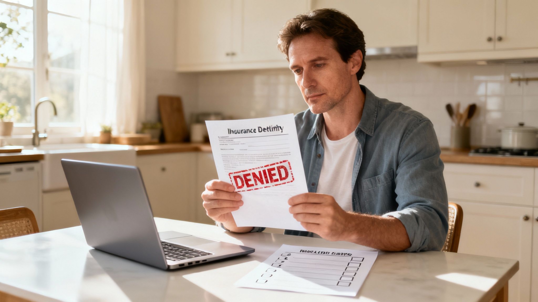 insurance claim denied what to do denial letter