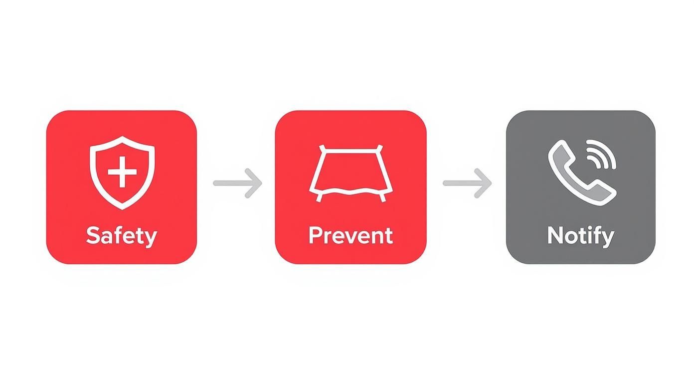 Infographic about insurance claim state farm