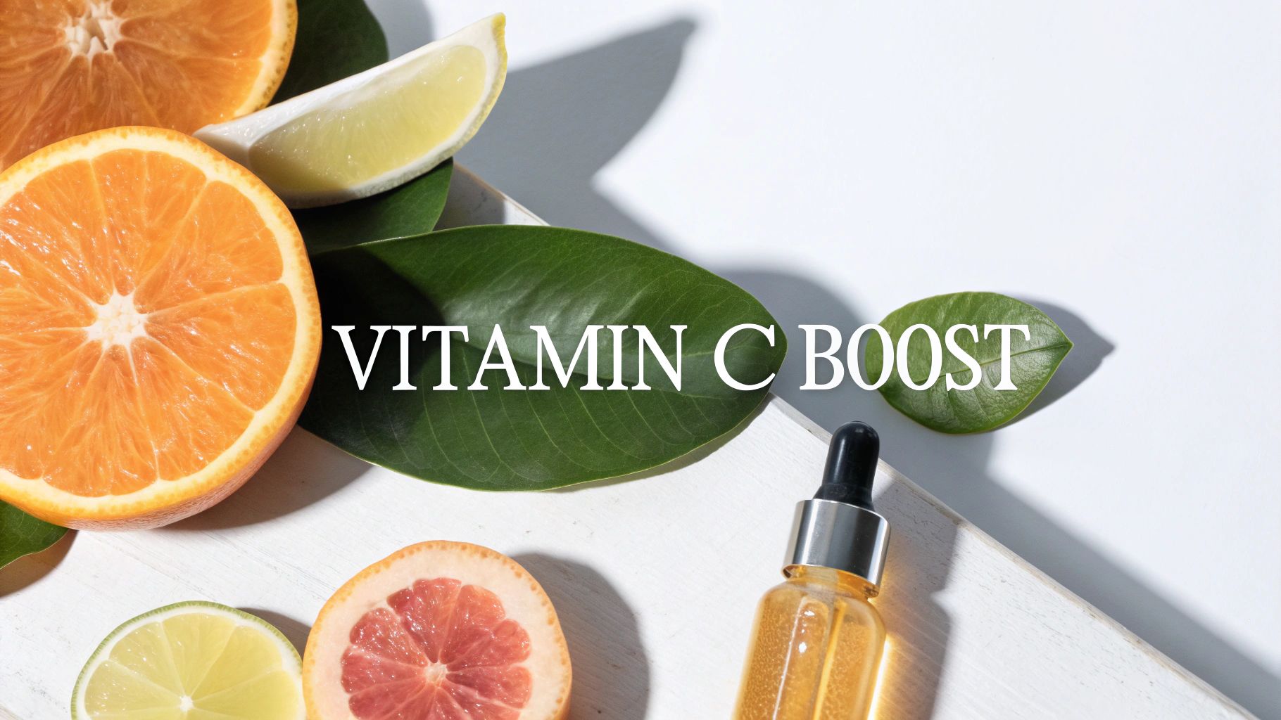 Citrus fruits and bell peppers, rich in Vitamin C