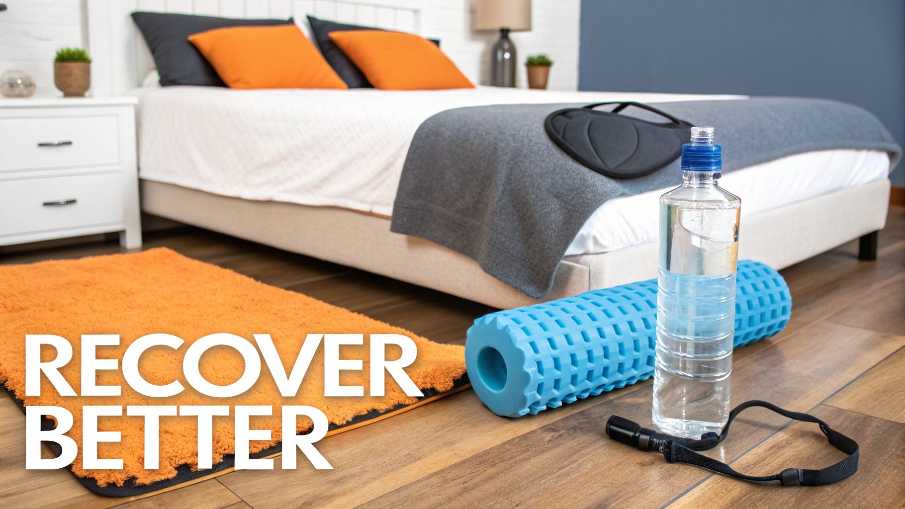 Person meditating to manage stress and aid in muscle recovery