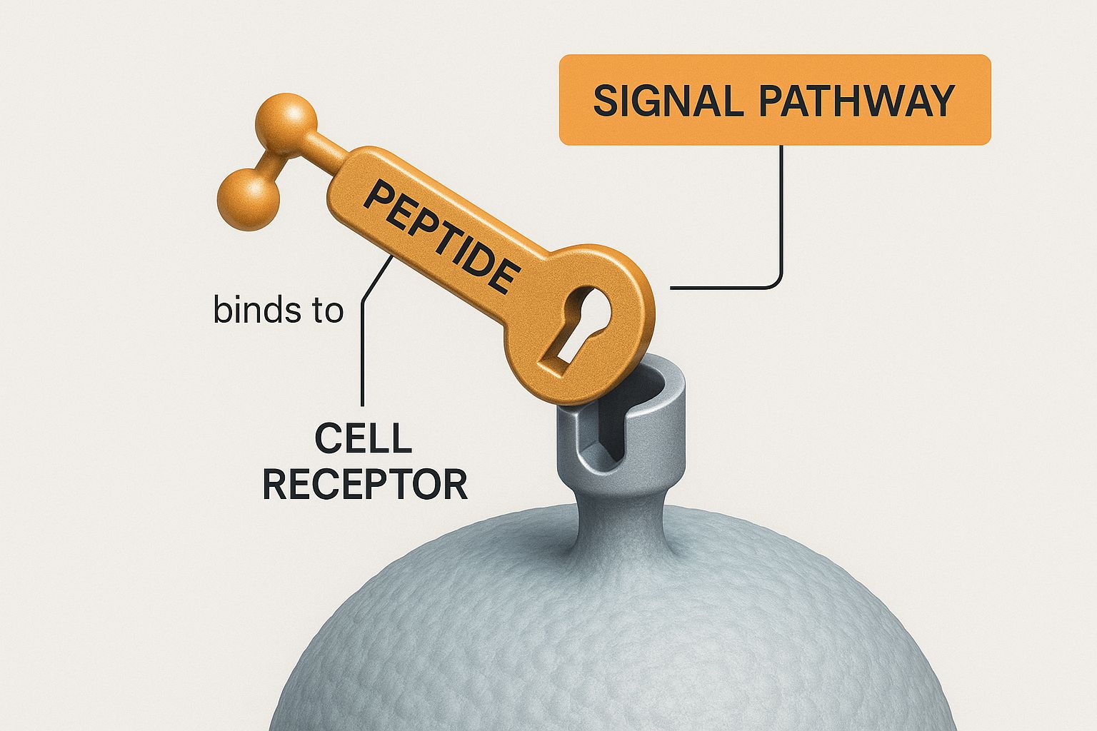 Infographic about anti aging peptide injections