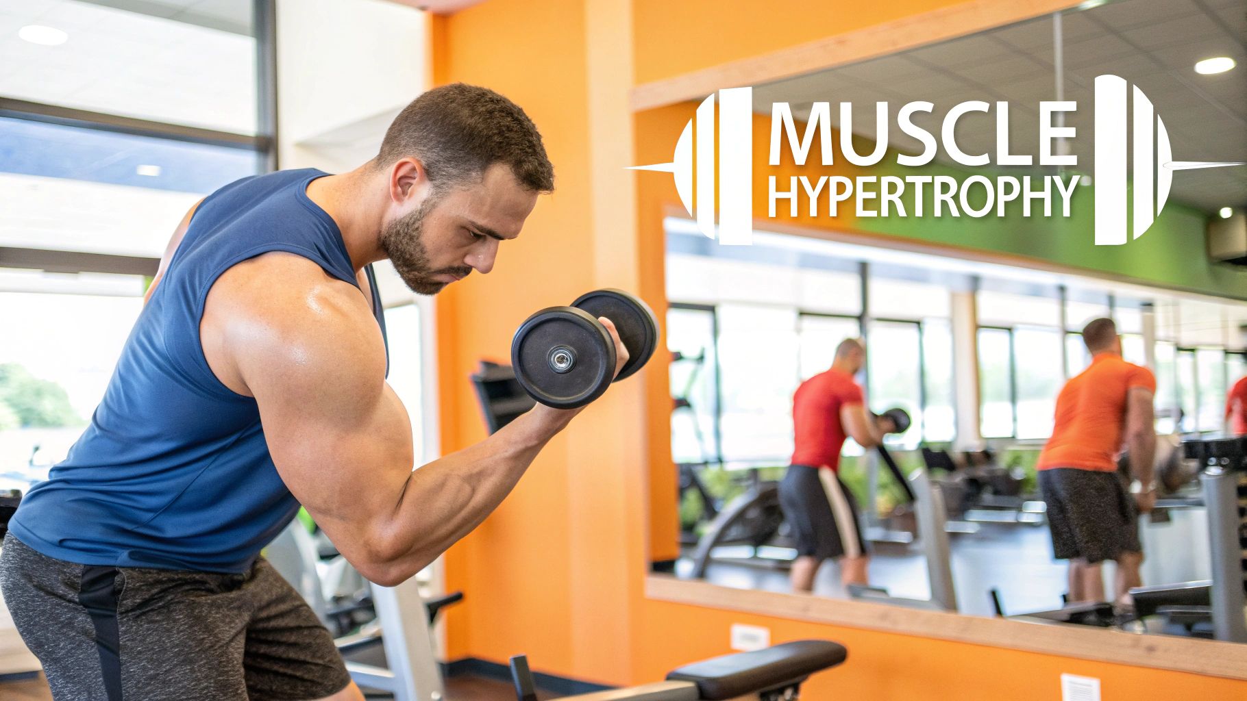 A close-up of a well-defined bicep muscle, showcasing muscle definition and size.