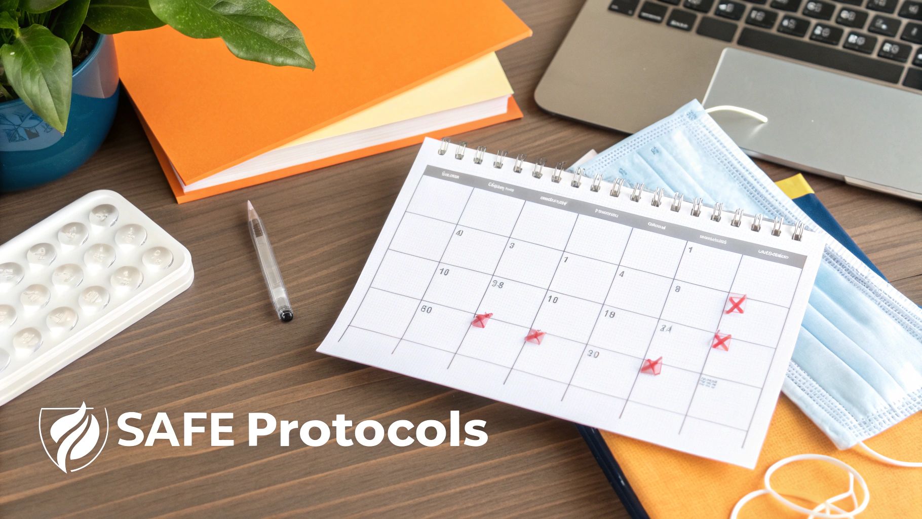 A person looking thoughtfully at a collection of vials and scientific equipment.