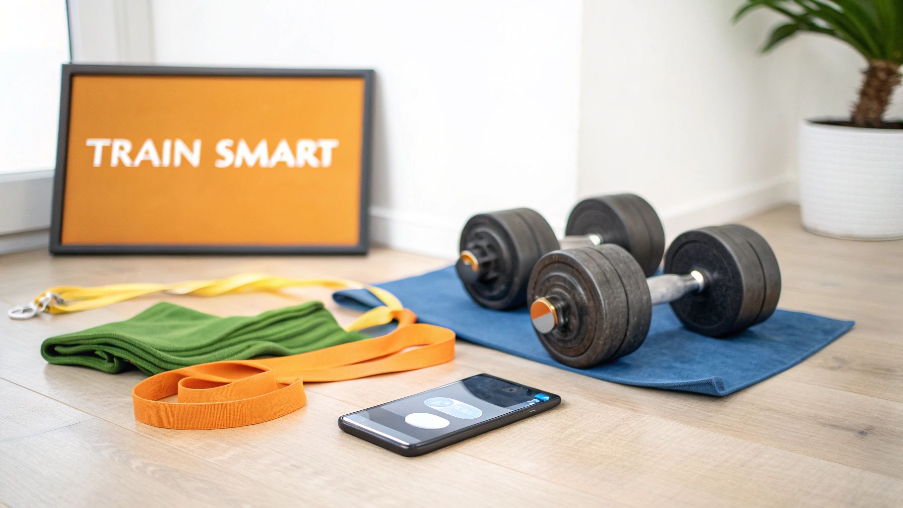 Woman performing a squat with a barbell in a gym setting