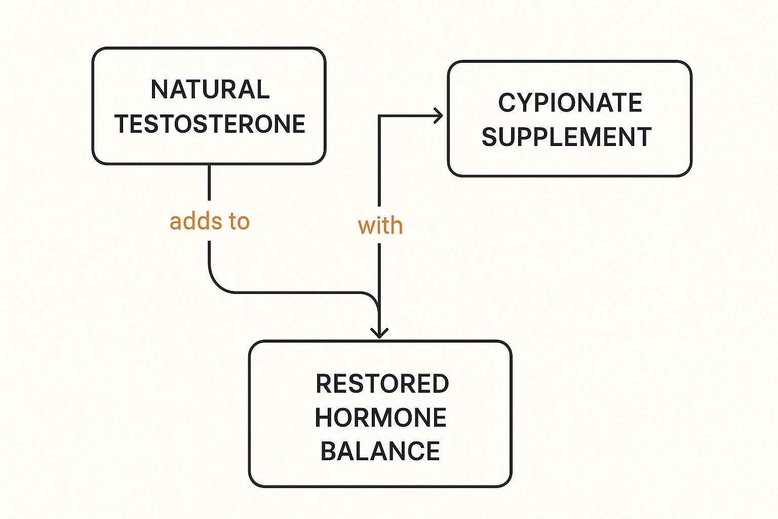 Infographic about what is testosterone cypionate