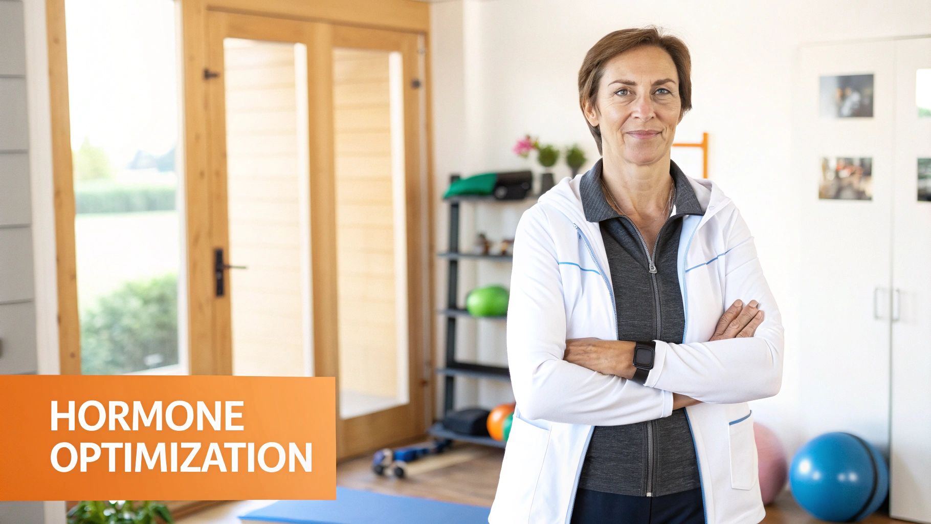 A scientist holding a vial, symbolizing hormone and peptide therapies