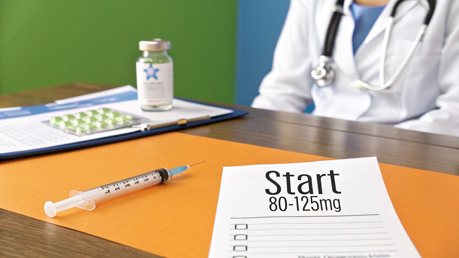 A doctor discussing a treatment plan with a patient, illustrating the personalized nature of TRT.