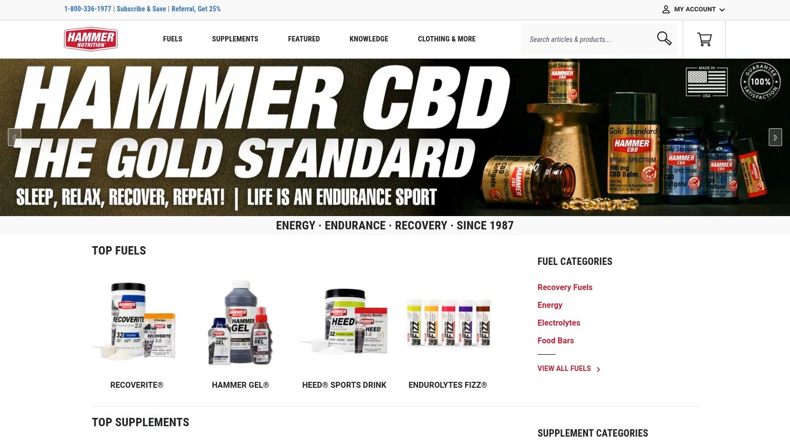 Hammer Nutrition – Endurance‑Focused Fuel (Perpetuem, Endurolytes)
