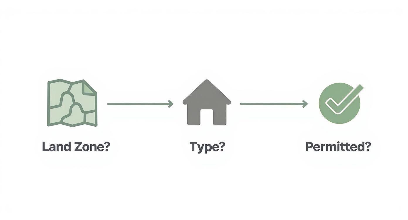 Infographic about building on rural land nsw