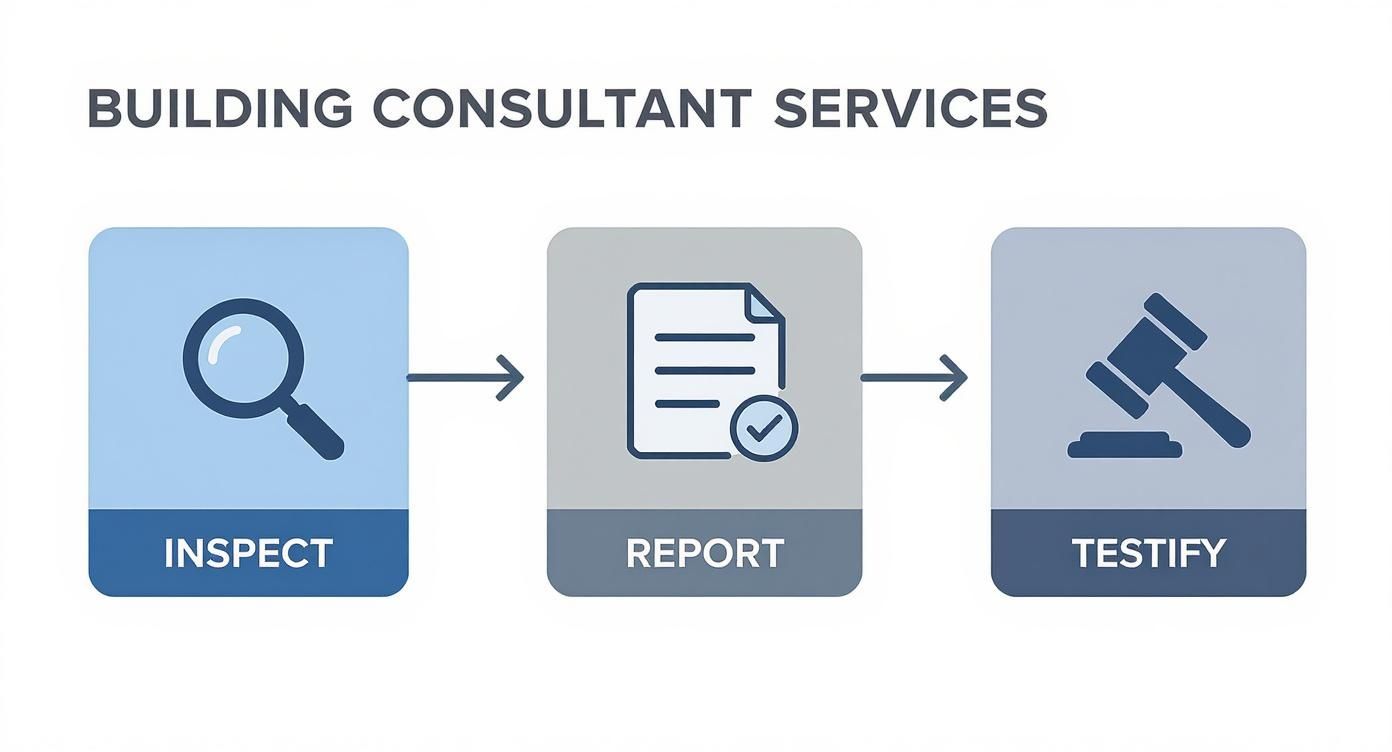Infographic about building consultants