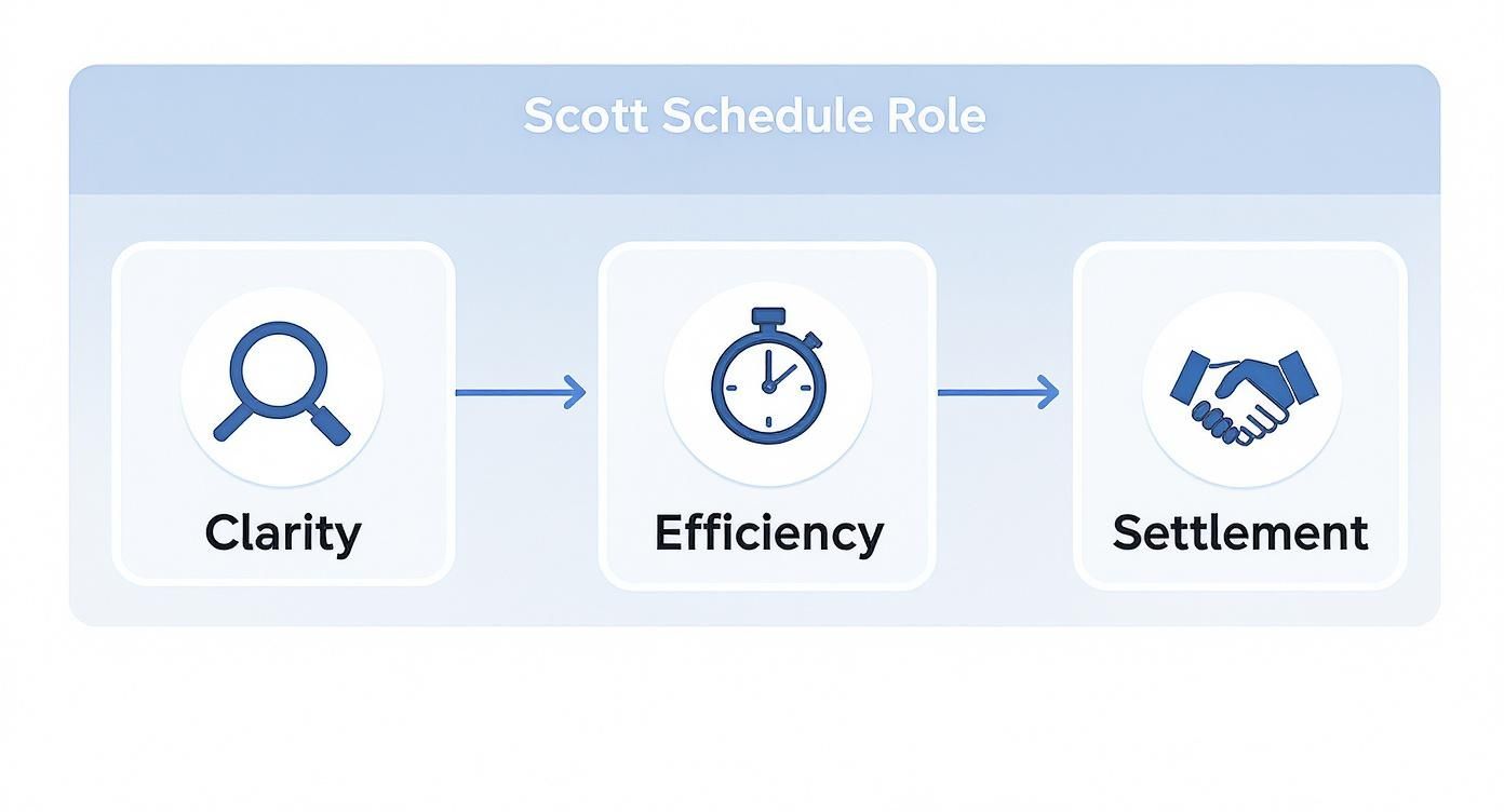 Infographic about scott schedule
