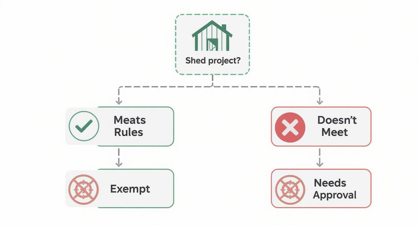 Infographic about do you need council approval for a shed