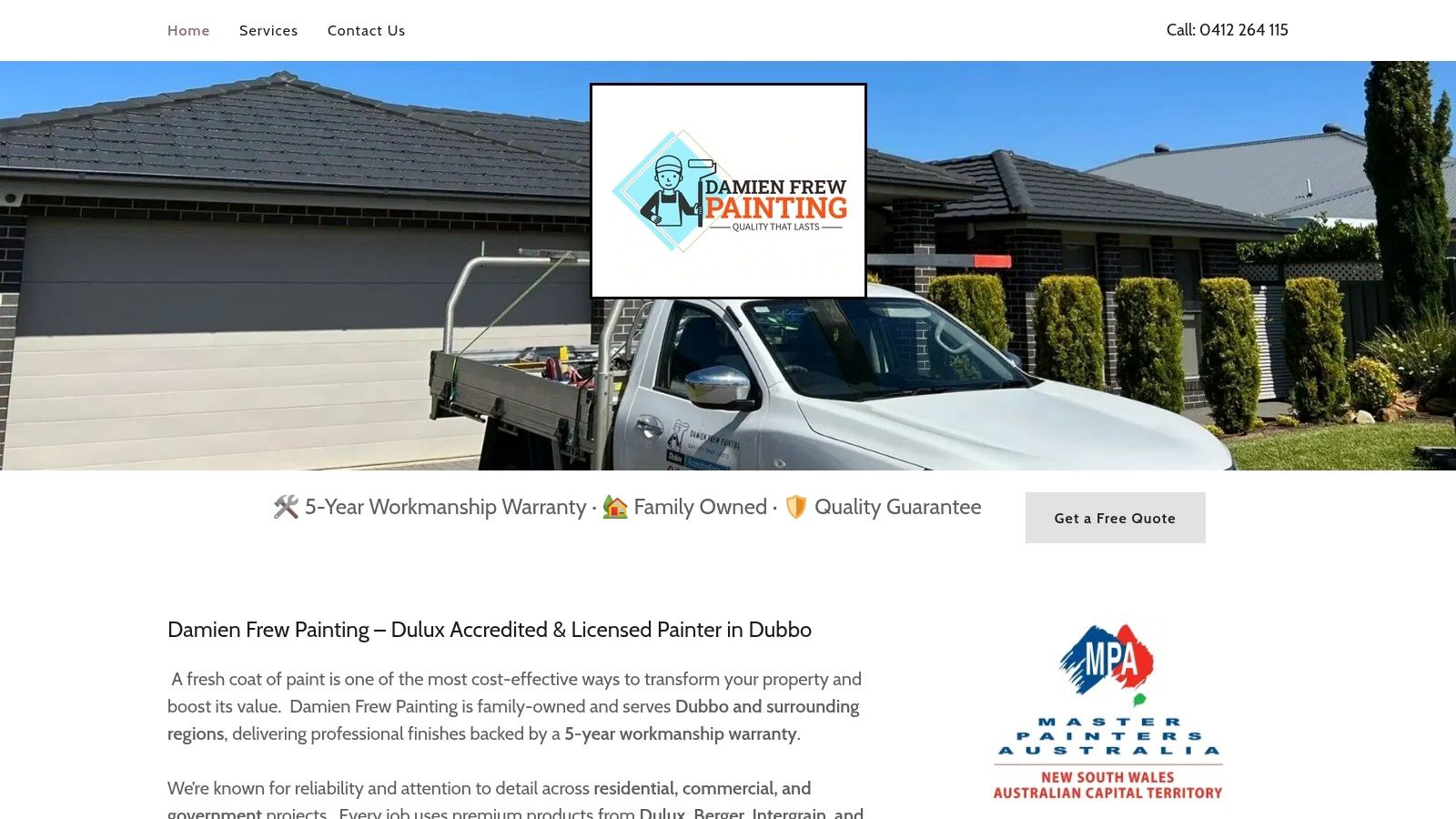 Damien Frew Painting (Dubbo)