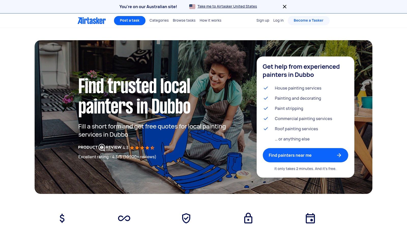 Airtasker painter in Dubbo.