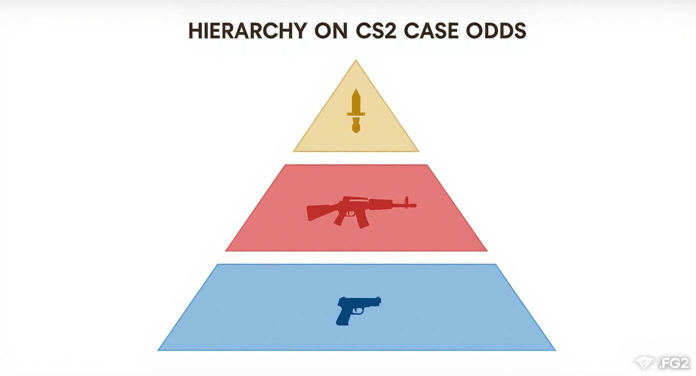Infographic about cs2 case odds