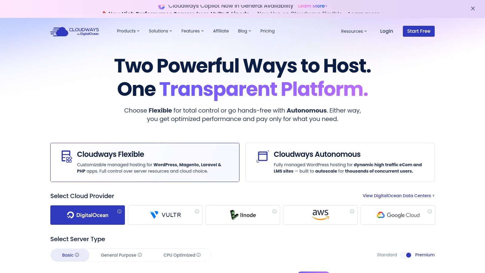 Best Managed WordPress Hosting: CloudWays