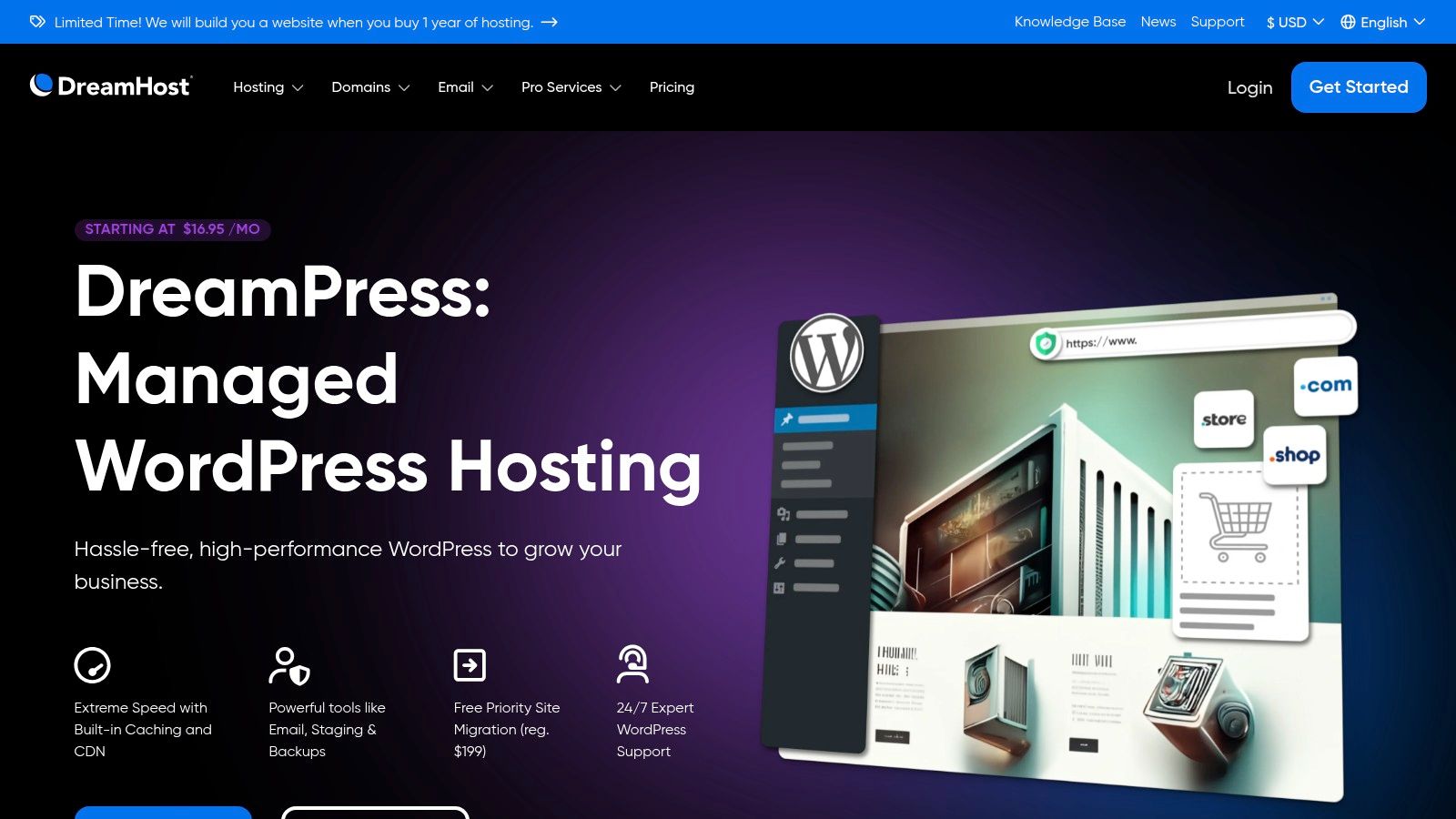 Best Managed WordPress Hosting: DreamHost
