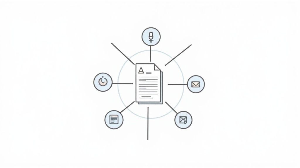 Content Marketing Hub and Spoke Model