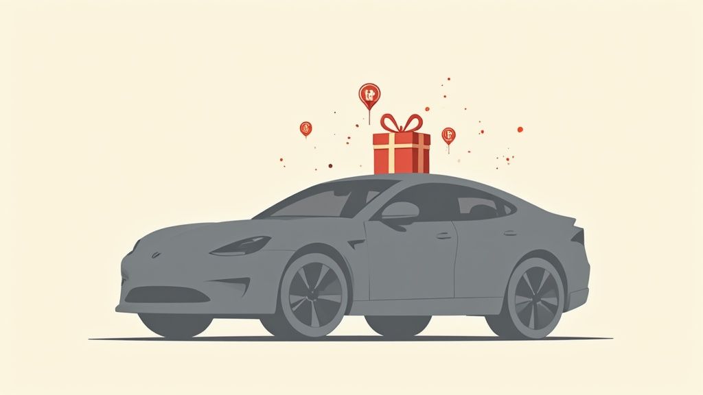 Tesla's Referral Program with Exclusive Rewards